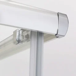 ELEGANT Shower Enclosure 1000 X 700 Mm Sliding Corner Entry Shower Enclosure Door Cubicle With Tray -Bathroom Supplies Store 19231613 5