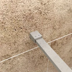 ELEGANT Walk In Shower Enclosure 8mm Easy Clean Glass Wetroom 1000mm Shower Screen Panel -Bathroom Supplies Store 19231654 5