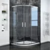 ELEGANT 900 X 800 Mm Sliding Door Quadrant Shower Cubicle Enclosure