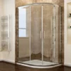 ELEGANT 1200x800mm Quadrant Sliding 6mm Tempered Safety Glass Cubicle Door Long Lasting Shower Enclosure