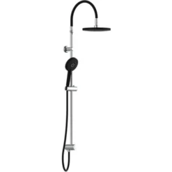 Overhead Shower Set MATAO RAIN Chrome-Matt Black SCHÜTTE 8 Overhead Shower Set MATAO RAIN Chrome-Matt Black SCHÜTTE -Bathroom Supplies Store 20293534 4