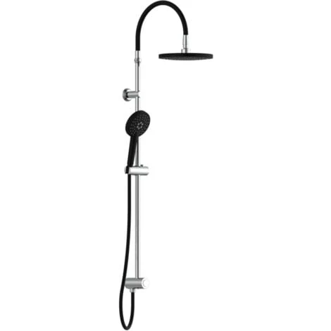 Overhead Shower Set MATAO RAIN Chrome-Matt Black SCHÜTTE 4 Overhead Shower Set MATAO RAIN Chrome-Matt Black SCHÜTTE - Image 4