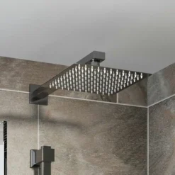 Thermostatic Square Concealed Shower Wall Mounted Handset Heads Bath Filler -Bathroom Supplies Store 22764709 3