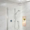 Aqualisa Optic Q Smart Shower Concealed Adjustable Head Fixed Ceiling Head