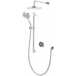 Aqualisa Optic Q Smart Shower Concealed Adjustable Head And Fixed Head Gravity -Bathroom Supplies Store 23402209 3