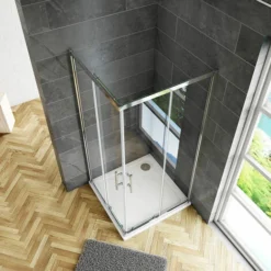 700x700x1850mm Square Corner Entry Shower Enclosure -Bathroom Supplies Store 24598560 3