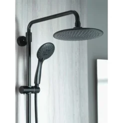 Aqualisa Deco Thermostatic Mixer Shower Round Bar Valve Black DECO.RND.SC.MB -Bathroom Supplies Store 25844875 3