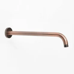 Milano Amara - Wall Mounted Arm For Shower Head - Brushed Copper
