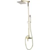 Modern Mixer Set Brass Rainfall Hand Shower Wall Mounted Gold Tagbo