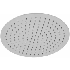 Milano Arvo - Chrome Modern 400mm Round Ceiling Mounted Recessed Shower Head