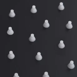 Rain Shower Head Stainless Steel 20 Cm Round Black VidaXL -Bathroom Supplies Store 28297398 5