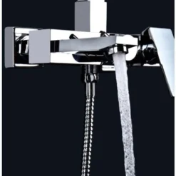 Shower Column & Square Shape Chrome Finish -Bathroom Supplies Store 28355534 5