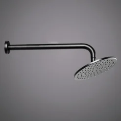 Wall Mounted Thermostatic Shower Set With Black Finish Handshower 200 Mm Wall Support -Bathroom Supplies Store 28355987 4