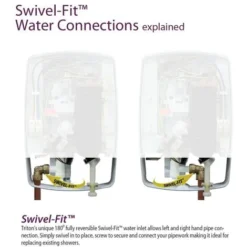 Triton T70gsi Easy Fit 8.5Kw Satin Chrome Electric Shower T80 GSI Enthral Excite 6 Triton T70gsi Easy Fit 8.5Kw Satin Chrome Electric Shower T80 GSI Enthral Excite -Bathroom Supplies Store 28373985 3