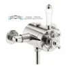 Thermostatic Traditional Exposed Shower Mixer Valve - 135mm To 160mm Centres
