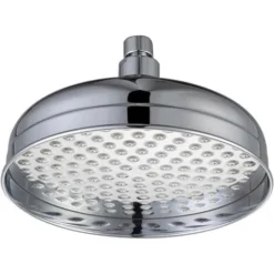 Traditional 8 200mm Fixed Round Drench Apron Shower Head Rainshower - Chrome -Bathroom Supplies Store 28415978 4