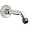 Triton Commercial Curved Fixed Short Shower Arm Rear Entry Wall Outlet Chrome