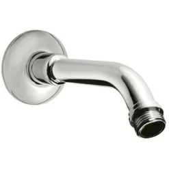 Triton Commercial Curved Fixed Short Shower Arm Rear Entry Wall Outlet Chrome