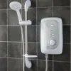 Triton Martinique 10.5Kw Satin Chrome Electric Shower - RP Topaz T100 Bezique +