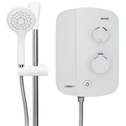Triton AS2000XT Replacement Thermostatic Power Shower White Aqua Sensation