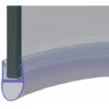 Pre Curved Shower Seal For Screens, Doors Or Panels | Fits 4, 5 Or 6mm Glass | Seals 3-7mm Gaps | SEAL027 (85cm)