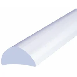 Shower Door Threshold Strip | Wetroom Barrier | Stick To Floor/Tray | Rigid Acrylic Material | Clear Finish | SEAL055C (80cm)