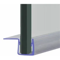 Shower Seal For Screens, Doors Or Panels | Fits 4, 5 Or 6mm Glass | For When There Is No Gap | SEAL107 (80cm)