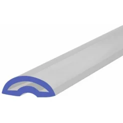 Shower Door Threshold Strip | Wetroom Barrier | Stick To Floor/Tray | Flexible Rubber Material | Clear Finish | SEAL119C (80cm)