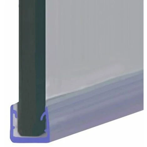 Shower Seal For Screens, Doors Or Panels | Fits 4, 5 Or 6mm Glass | For When There Is No Gap | SEAL024 (80cm) 1 Shower Seal For Screens, Doors Or Panels | Fits 4, 5 Or 6mm Glass | For When There Is No Gap | SEAL024 (80cm)