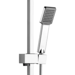 Square Chrome Plated Slider Rail Kit - Single Mode Handset -Bathroom Supplies Store 31127197 3