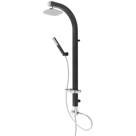 Overhead Shower Set MADAGASKAR Black-Chrome SCHÜTTE 1 Overhead Shower Set MADAGASKAR Black-Chrome SCHÜTTE