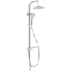 Overhead Shower Set With Lateral Tray AQUASTAR White-Chrome SCHÜTTE