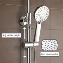 Fawley Round Thermostatic Exposed Twin Head Mixer Shower Set 7 Fawley Round Thermostatic Exposed Twin Head Mixer Shower Set -Bathroom Supplies Store 32281957 3