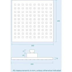 Rose 2 Way Square Concealed Thermostatic Mixer Valve Head Hand Held Shower Set -Bathroom Supplies Store 32300274 5