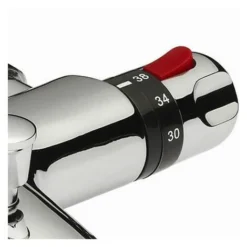 Winstead Square Thermostatic Bath Mixer Shower Riser Rail Kit -Bathroom Supplies Store 32300939 5