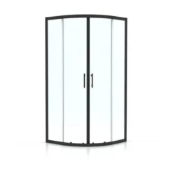 Saturn Quadrant 900mm Shower Enclosure, Tray & Waste Matte Black 9 Saturn Quadrant 900mm Shower Enclosure, Tray & Waste Matte Black -Bathroom Supplies Store 33594859 5