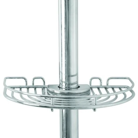 Croydex Easy Fit Shower Riser Rail Soap Basket 1 Croydex Easy Fit Shower Riser Rail Soap Basket