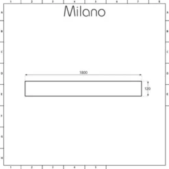 Milano Rasa - 1800mm Slate Effect Rectangular Shower Tray Side Panel And Fixing Kit - Light Grey -Bathroom Supplies Store 34114304 4