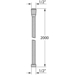 Ultrahose 200 Cm Chrome Tiger -Bathroom Supplies Store 34197777 5