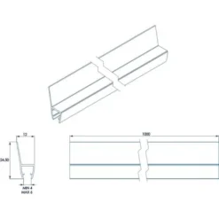 Croydex Rigid Seal Kits - Wiper -Bathroom Supplies Store 35089429 4
