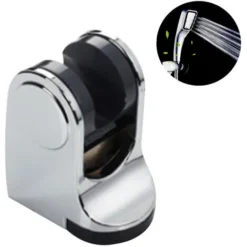 Handheld Shower Head Wall Mounted Shower Bracket Adjustable Wide Angle To Fit Any Bathroom
