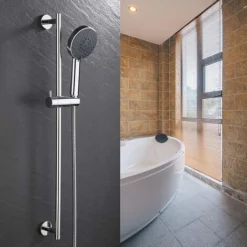 Universal Handheld Shower Bracket, Shower Bracket Adjustable Shower Bracket, 360 ° Rotating Shower Bracket, Slide Shower Bracket (19/22 / 25mm) -Bathroom Supplies Store 35399158 3