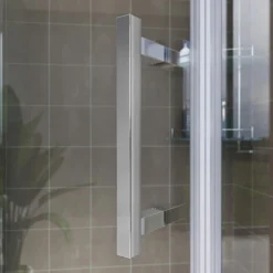ELEGANT 900x900mm Pivot Pentagonal Shower Enclosure Semi-Frameless 8mm Tempered Glass Corner Shower Door 7 ELEGANT 900x900mm Pivot Pentagonal Shower Enclosure Semi-Frameless 8mm Tempered Glass Corner Shower Door -Bathroom Supplies Store 35602380 3