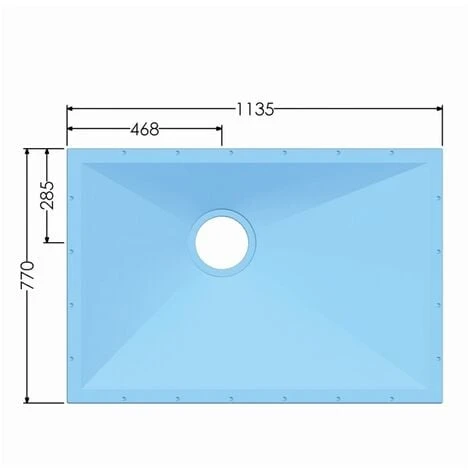 AKW Tuff Form Wet Room Former 1135mm X 770mm With GW90 Low Depth Gravity Waste For Vinyl Floor 2 AKW Tuff Form Wet Room Former 1135mm X 770mm With GW90 Low Depth Gravity Waste For Vinyl Floor - Image 2