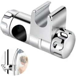 Shower Head Holder, Shower Head Slider, Slider Holder, Shower Holder For Shower Rod Adjustable For 25mm Shower Head Holder