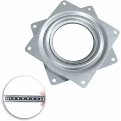 Square Bearing Swivel Plate, 1 Pcs Square Turntable Swivel Plate 360 ​​Degree Rotation Turntable Ball Bearing 10cm For Desks, Computer Desks SOEKAVIA