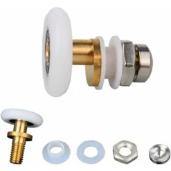 4 Piece Shower Caster Shower Caster Shower Door Wheel Shower Door Sliding Rollers Replacement Roller For Shower Door Roller (23mm) SOEKAVIA -Bathroom Supplies Store 38917694 4