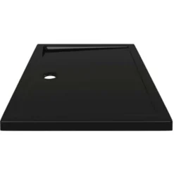 Rectangular ABS Shower Base Tray Black 70x100 Cm VidaXL -Bathroom Supplies Store 39533349 5