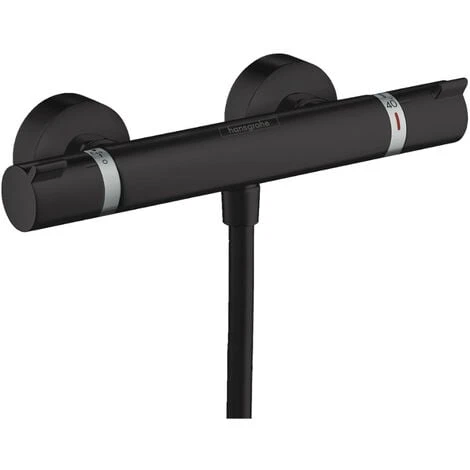 Hansgrohe Shower Set Ecostat Comfort Mixer + Unica Bar 65 Cm + Raindance 120 Select E 3-jet Hand Shower, Matt Black (13116670-SET) 4 Hansgrohe Shower Set Ecostat Comfort Mixer + Unica Bar 65 Cm + Raindance 120 Select E 3-jet Hand Shower, Matt Black (13116670-SET) - Image 4