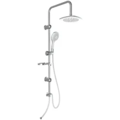 Shower Set DUSCHTRAUM Chrome And White EISL